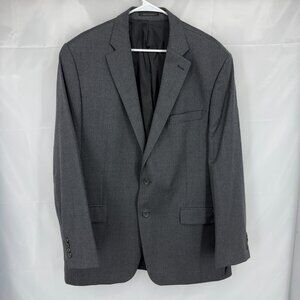 Lauren Ralph Lauren Men 46 Long Suit Jacket Blazer Sport Coat Gray Career Work